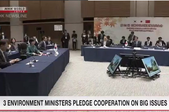 Bộ Môi trường Nhật Bản, Trung Quốc, Hàn Quốc hợp tác giải quyết các vấn đề toàn cầu