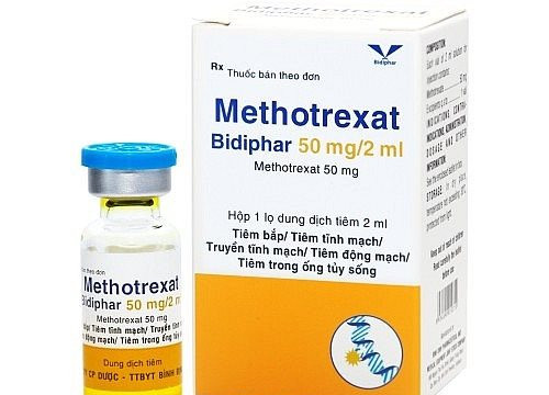 Thu hồi thuốc Methotrexat Bidiphar 50mg/2ml 