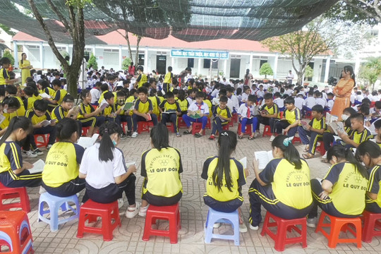 Đức Linh: Trên 600 thiếu nhi tham gia ngày hội đọc sách