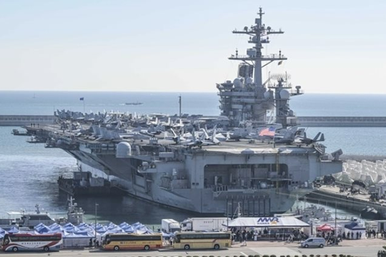 Các lực lượng Mỹ, Hàn Quốc và Nhật Bản tập trận hải quân chung