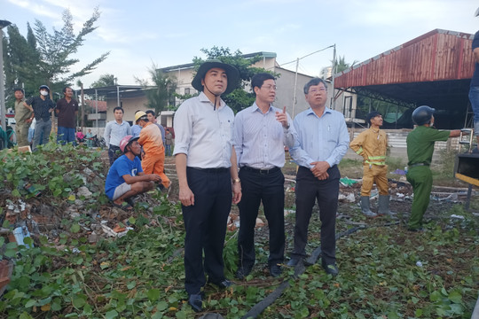 Khẩn trương giải quyết bồi thường tai nạn cho tàu cá bị cháy tại phường Phú Hài