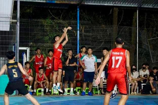 Đội bóng rổ U18 Bình Thuận đạt á quân tại Giải Bà Rịa 2023
