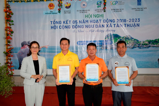 Tổng kết 5 năm hoạt động của Hội Cộng đồng Ngư dân Tân Thuận