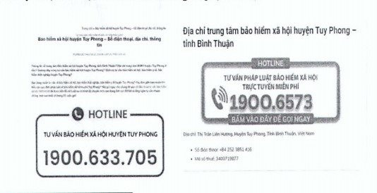 Bảo hiểm xã hội Việt Nam:
Chỉ có duy nhất 1 số tổng đài tư vấn, chăm sóc khách hàng 19009068