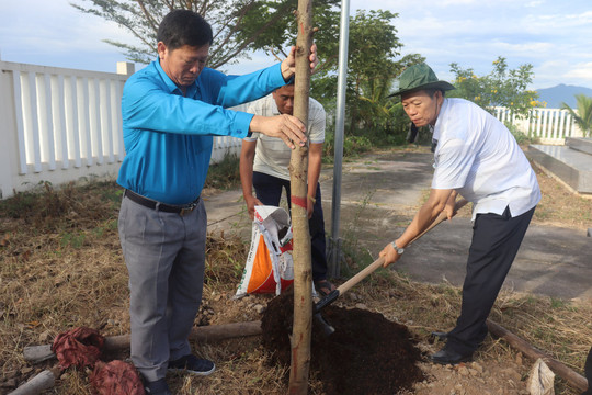 

Phó Chủ tịch Thường trực UBND tỉnh Phan Văn Đăng tham gia tổng vệ sinh môi trường tại Ma Lâm 