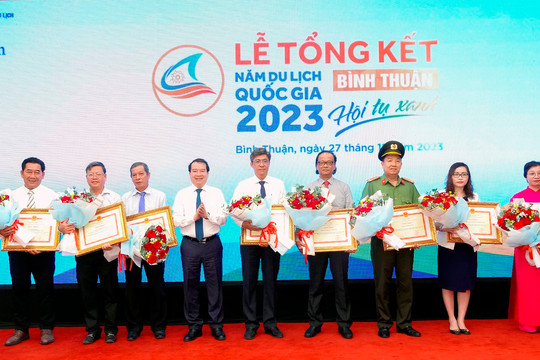
Tổng kết Năm Du lịch quốc gia 2023 “Bình Thuận - Hội tụ xanh”