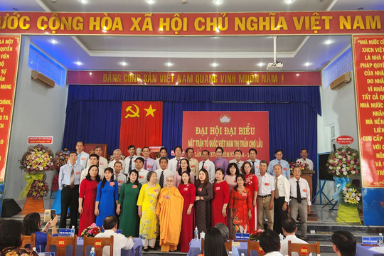 Đại hội điểm MTTQ Việt Nam thị trấn Chợ Lầu
