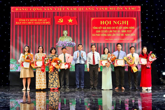 Giải báo chí về xây dựng Đảng tỉnh Bình Thuận lần thứ VII: ﻿44 tác phẩm được vinh danh