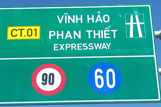Nâng tốc độ tối đa cao tốc Vĩnh Hảo - Phan Thiết lên 90km/h