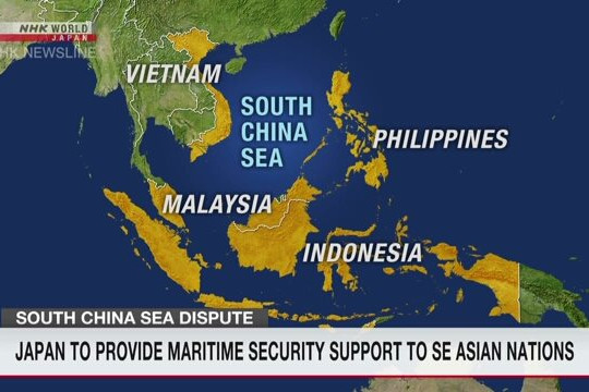 Nhật Bản hỗ trợ an ninh trên biển cho 4 nước Đông Nam Á