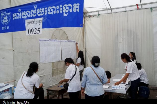 Đảng Nhân dân Campuchia giành đa số phiếu tại cuộc bầu cử Thượng viện khóa V