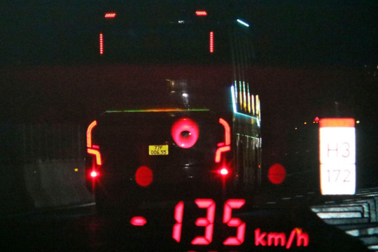 Kiểm tra tốc độ 24/24 giờ trên cao tốc Phan Thiết -  Vĩnh Hảo