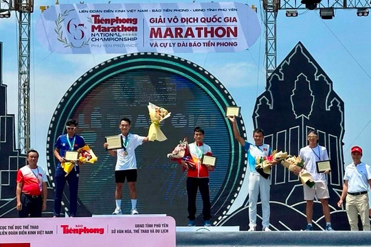 Bình Thuận thêm 2 huy chương đồng Giải vô địch Marathon Báo Tiền Phong