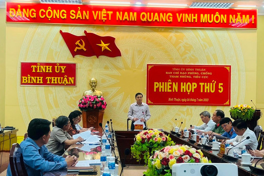 Đồng chí Nguyễn Hoài Anh làm Trưởng Ban Chỉ đạo Phòng, chống tham nhũng, tiêu cực tỉnh