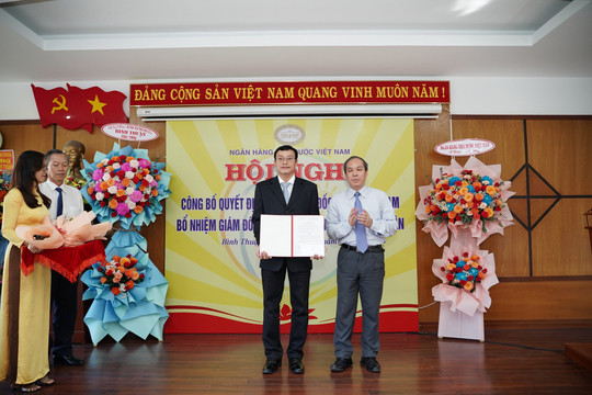 Bổ nhiệm ông Phan Thanh Én làm Giám đốc Ngân hàng Nhà nước chi nhánh tỉnh Bình Thuận