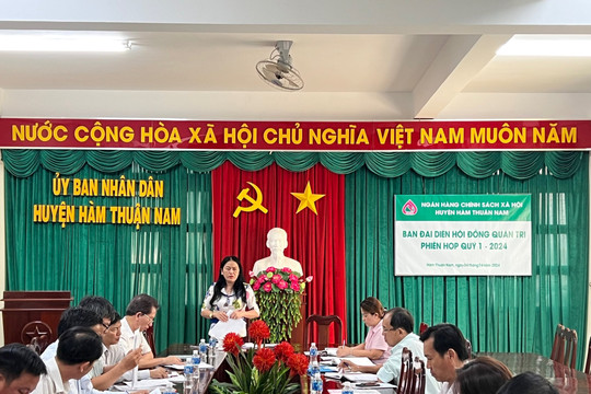 Hàm Thuận Nam:
Tổng dư nợ cho vay tín dụng chính sách đạt trên 465 tỷ đồng
