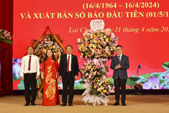 Báo Lai Châu Kỷ niệm 60 năm Ngày thành lập và xuất bản số báo đầu tiên