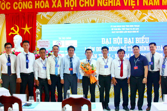 
Ông Nguyễn Duy Ninh được bầu làm Chủ tịch Liên đoàn Bóng rổ Bình Thuận

