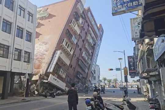 Đài Loan hứng chịu 2 trận động đất liên tiếp trong một ngày