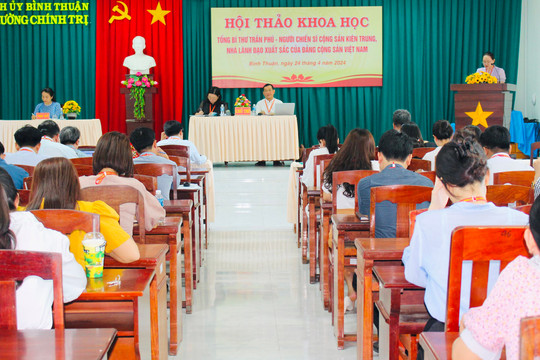 
Hội thảo khoa học về Tổng Bí thư Trần Phú