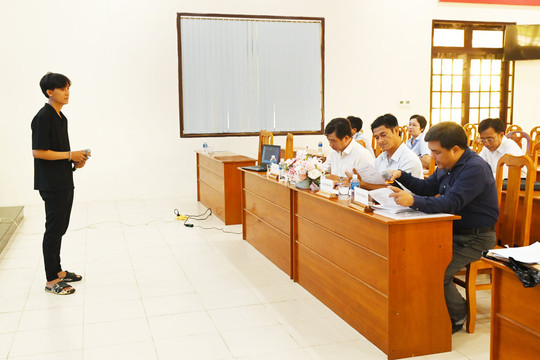 Tổ chức kiểm tra nghiệp vụ hướng dẫn viên du lịch tại Phú Quý