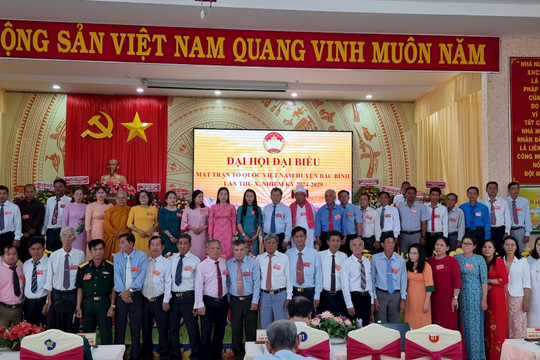 Ông Trương Minh Phương tái cử Chủ tịch Ủy ban Mặt trận Tổ quốc huyện Bắc Bình 