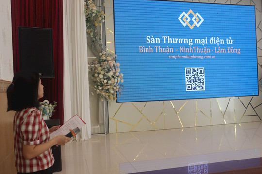 Hỗ trợ doanh nghiệp đưa sản phẩm Bình Thuận “lên sàn” điện tử