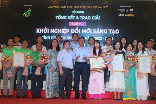  Tổng kết, trao giải thưởng Cuộc thi Khởi nghiệp đổi mới sáng tạo Bình Thuận lần II
