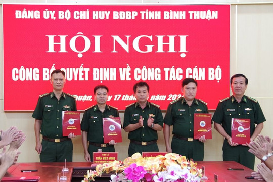 Thượng tá Phạm Ngọc Hòa được bổ nhiệm giữ chức Chủ nhiệm Chính trị Bộ đội Biên phòng tỉnh