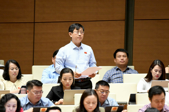 Phó Đoàn Đại biểu Quốc hội tỉnh Bình Thuận góp ý dự thảo Luật Đường bộ