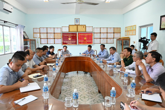 Đoàn công tác của Bộ Nông nghiệp và PTNT kiểm tra giám sát IUU tại Bình Thuận