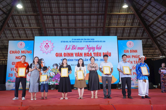 Bình Thuận đăng cai tổ chức “Ngày hội gia đình các tỉnh Đông Nam bộ lần thứ XIII” 