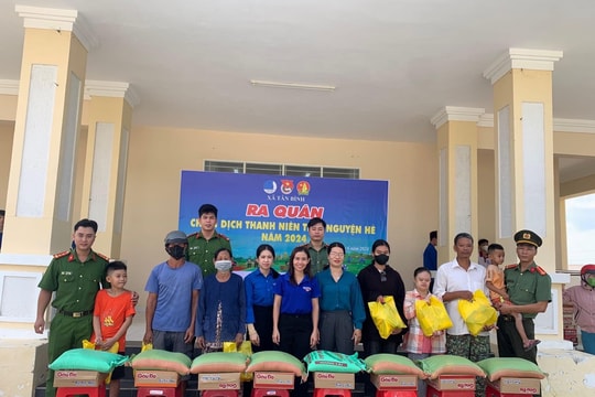 La Gi:
Nhiều hoạt động thiết thực trong chiến dịch Hành quân xanh và  thanh niên tình nguyện hè