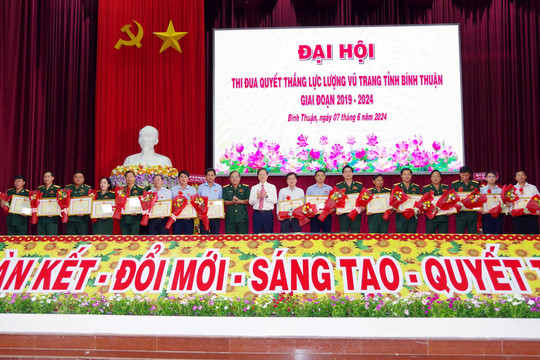 Đại hội thi đua quyết thắng lực lượng vũ trang tỉnh Bình Thuận giai đoạn 2019 – 2024