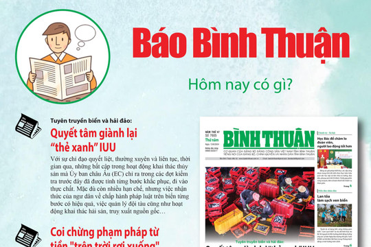 Kính mời độc giả đón đọc báo in Bình Thuận hôm nay (13/6)