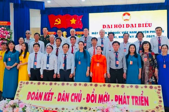 Đại hội đại biểu MTTQ Việt Nam huyện Phú Quý lần thứ XI, nhiệm kỳ 2024 – 2029