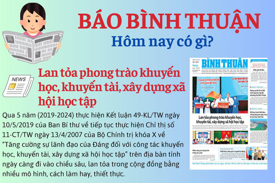 Kính mời độc giả đón đọc báo in Bình Thuận hôm nay (17/6)