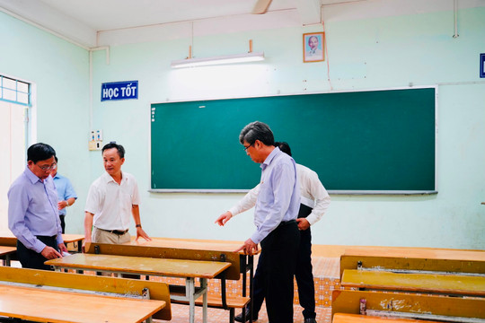 Trường THPT Tuy Phong: Tạo điều kiện thuận lợi để thí sinh dự thi