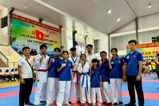 Binh Thuan won 8 medals at the National Karate Youth Championship