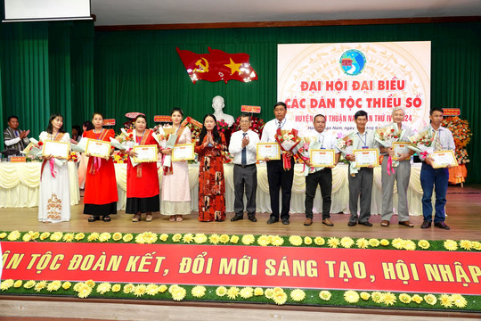 Đại hội Đại biểu các dân tộc thiểu số Hàm Thuận Nam lần thứ IV/2024