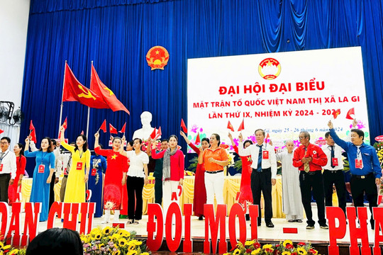  Đại hội đại biểu MTTQ Việt Nam thị xã La Gi, lần thứ IX, nhiệm kỳ 2024 - 2029