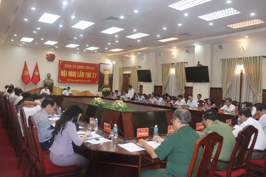 Thông qua Nghị quyết của Tỉnh ủy về lãnh đạo thực hiện Quy hoạch tỉnh Bình Thuận thời kỳ mới