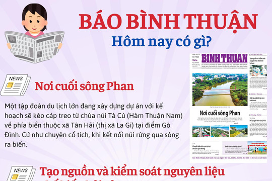 Kính mời độc giả đón đọc báo in Bình Thuận hôm nay (9/7)