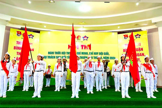 279 đội viên tham gia Hội thi Nghi thức Đội TNTP Hồ Chí Minh