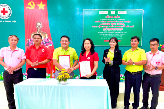 Ra mắt Ngân hàng thực phẩm Bình Thuận