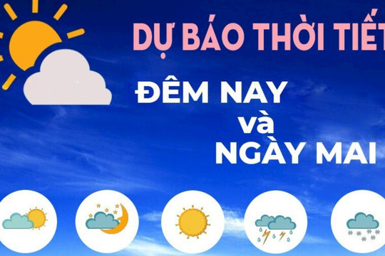 Thời tiết tỉnh Bình Thuận đêm 26 ngày 27/7:Trời ít nắng, các vùng đều có mưa 