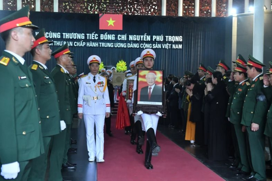 Thành kính tiễn biệt Tổng Bí thư Nguyễn Phú Trọng