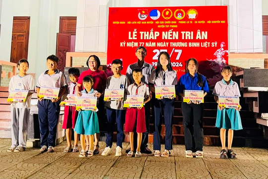 Tuy Phong: 
Nhiều hoạt động tri ân ý nghĩa 