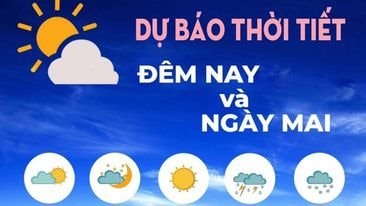 Dự báo thời tiết tỉnh Bình Thuận đêm 4/8 và ngày 5/8