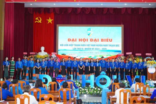 Đại hội đại biểu Hội LHTN Việt Nam huyện Hàm Thuận Bắc lần thứ VI, nhiệm kỳ 2024 -2029